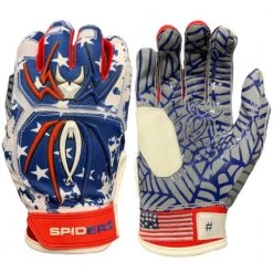 Baseball Spiderz HYBRID Adult Batting Gloves: HYB