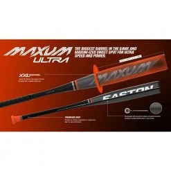 DEMO 2021 Easton Maxum Ultra -3 BBCOR Baseball Bat: BB21MX DEMO 18 DEMO 2021 Easton Maxum Ultra -3 BBCOR Baseball Bat: BB21MX DEMO