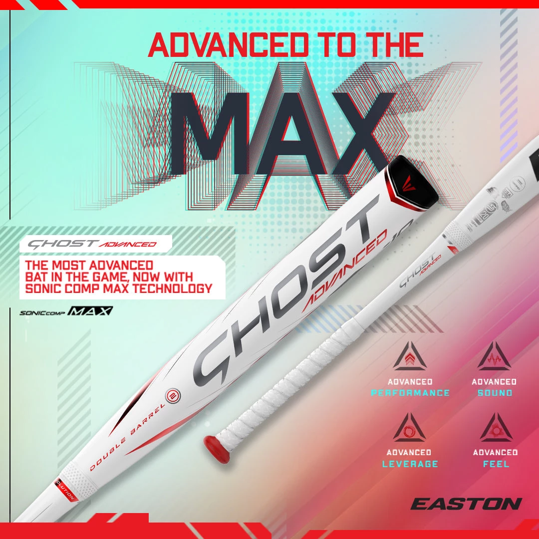 DEMO 2022 Easton Ghost Advanced -10 Fastpitch Softball Bat: FP22GHAD10 DEMO Diamond Demo Program 8 DEMO 2022 Easton Ghost Advanced -10 Fastpitch Softball Bat: FP22GHAD10 DEMO Diamond Demo Program