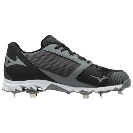 Mizuno 9-Spike Dominant 2 Men's Metal Baseball Cleats: 320561 4 Mizuno 9-Spike Dominant 2 Men's Metal Baseball Cleats: 320561