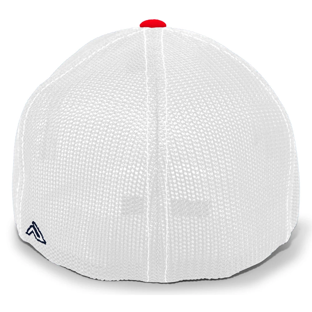 Pacific Headwear NSA Outline Series Navy Red Flex Fit Hat: 404M-NVWHRD Baseball 2 Pacific Headwear NSA Outline Series Navy Red Flex Fit Hat: 404M-NVWHRD Baseball