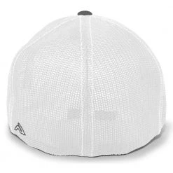 Pacific Headwear Baseball NSA Outline Series Graphite Flex Fit Hat: 404M-GRWH