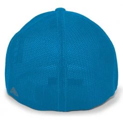 Pacific Headwear NSA Outline Series Neon Blue Flex Fit Hat: 404M-NBGR