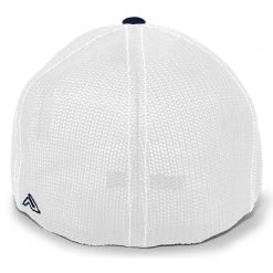 Pacific Headwear Baseball NSA Outline Series Navy Flex Fit Hat: 404M-NVWH