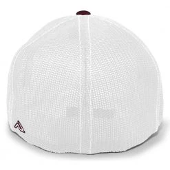 Pacific Headwear Baseball NSA Outline Series Maroon Flex Fit Hat: 404M-MAWH