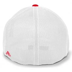 Pacific Headwear NSA Outline Series Red Flex Fit Hat: 404M-RDWH