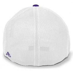 Pacific Headwear NSA Outline Series Purple Flex Fit Hat: 404M-PUWH