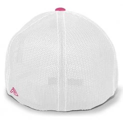 Pacific Headwear Baseball NSA Outline Series Pink Flex Fit Hat: 404M-PKCOWH