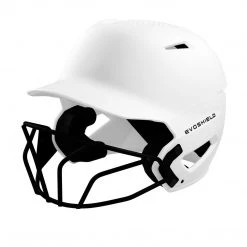 Baseball EvoShield XVT Matte Batting Helmet With Fastpitch Mask: WTV7135 11 Baseball EvoShield XVT Matte Batting Helmet With Fastpitch Mask: WTV7135