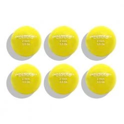 PowerNet 2" Micro Weighted Hitting And Batting Training Ball (6 Pack): 1065 Baseball