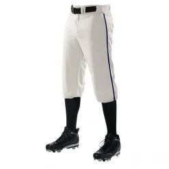 Alleson Youth Crush Knicker Baseball Pants With Piping: 655PKBY