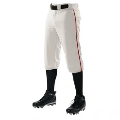 Alleson Adult Crush Knicker Baseball Pants With Piping: 655PKB