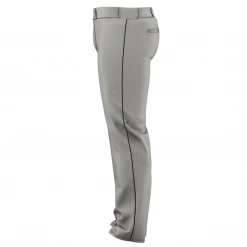 Alleson Adult Crush Open Bottom Baseball Pants With Piping: 655WLB 22 Alleson Adult Crush Open Bottom Baseball Pants With Piping: 655WLB