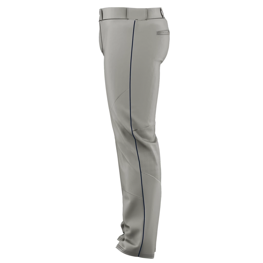 Alleson Adult Crush Open Bottom Baseball Pants With Piping: 655WLB 9 Alleson Adult Crush Open Bottom Baseball Pants With Piping: 655WLB