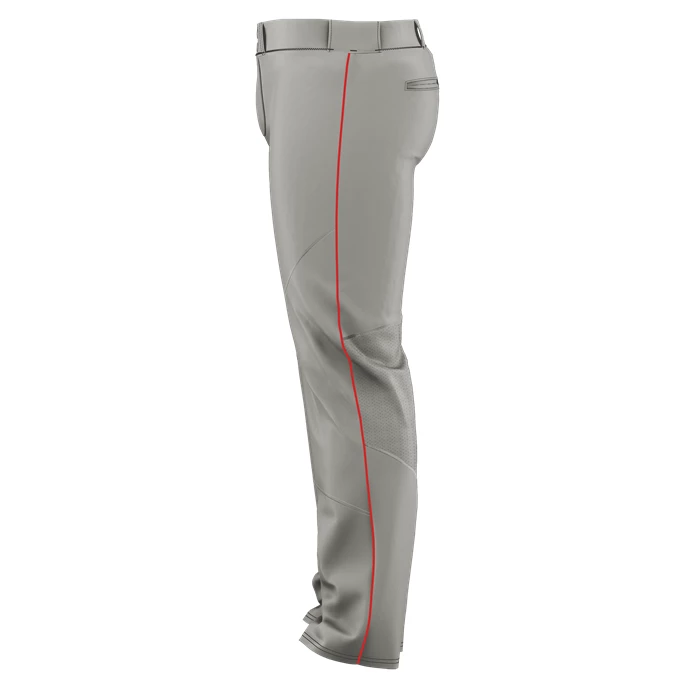 Alleson Adult Crush Open Bottom Baseball Pants With Piping: 655WLB 7 Alleson Adult Crush Open Bottom Baseball Pants With Piping: 655WLB
