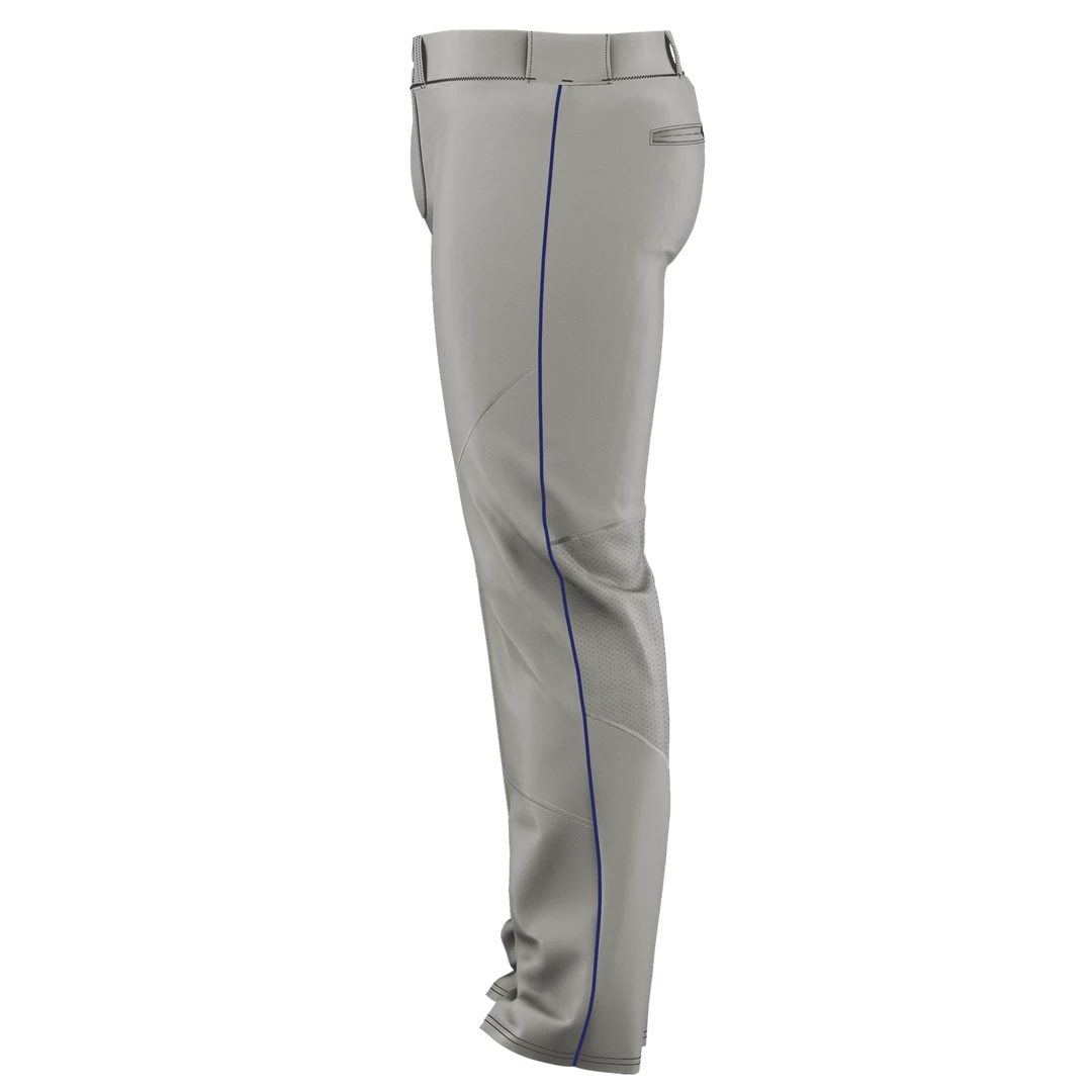Alleson Adult Crush Open Bottom Baseball Pants With Piping: 655WLB 8 Alleson Adult Crush Open Bottom Baseball Pants With Piping: 655WLB
