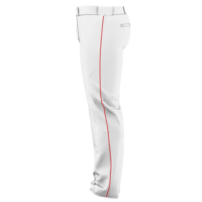 Alleson Adult Crush Open Bottom Baseball Pants With Piping: 655WLB 3 Alleson Adult Crush Open Bottom Baseball Pants With Piping: 655WLB
