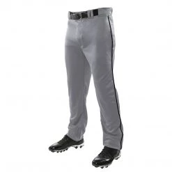 Champro Sports Adult Pro Plus Open Bottom Baseball Pants With Piping: BP61U