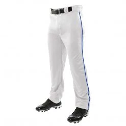 Champro Sports Adult Pro Plus Open Bottom Baseball Pants With Piping: BP61U