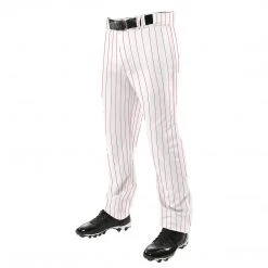 Champro Sports Champro Youth Triple Crown Pinstripe Open Bottom Baseball Pants: BPPINY