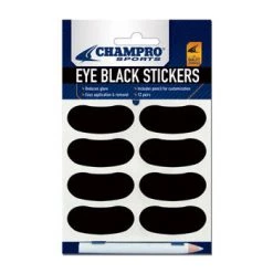 Baseball Champro Sports Eye Black Stickers: A032