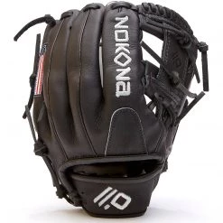 Nokona American KIP 11.5" Baseball Glove: A-1150-BK