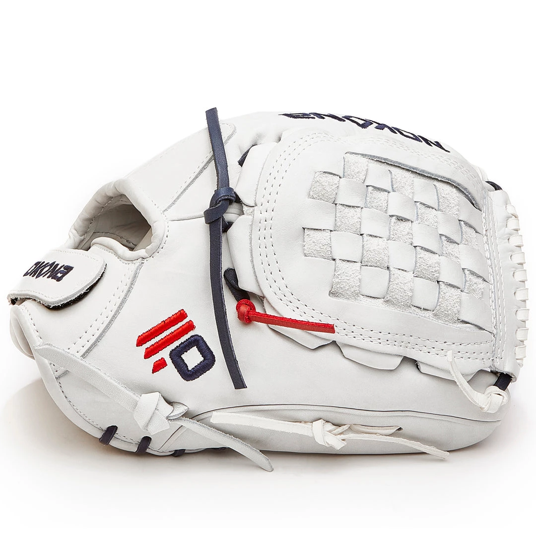 Nokona American KIP 12" Fastpitch Glove: A-V1200-WH 3 Nokona American KIP 12" Fastpitch Glove: A-V1200-WH