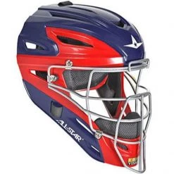 All Star System7 Axis Hockey Style Catcher's Helmet: MVP2500 / MVP2510 Baseball