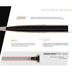 2023 Easton Ghost Unlimited -9 Fastpitch Softball Bat: FP23GHUL9