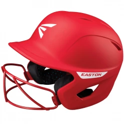 Baseball Easton Ghost Matte Solid Batting Helmet With Mask: A168552 / A168553