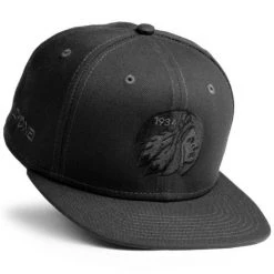 Baseball Nokona Indian Head Snapback Hat: HT-GRAPHITEHAT