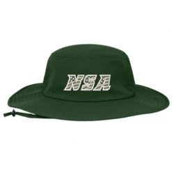 Pacific Headwear Baseball NSA Flag Series Bucket Hat: 1946B-DKGRN