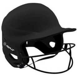 Rip It Vision Pro Matte Fastpitch Softball Batting Helmet With Mask: VIS