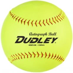 Dudley 21" Trophy Autograph Softball: 4D21AB Baseball