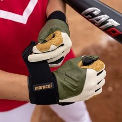 Marucci Blacksmith Adult Batting Gloves: MBGBKSMFW Baseball 26 Marucci Blacksmith Adult Batting Gloves: MBGBKSMFW Baseball