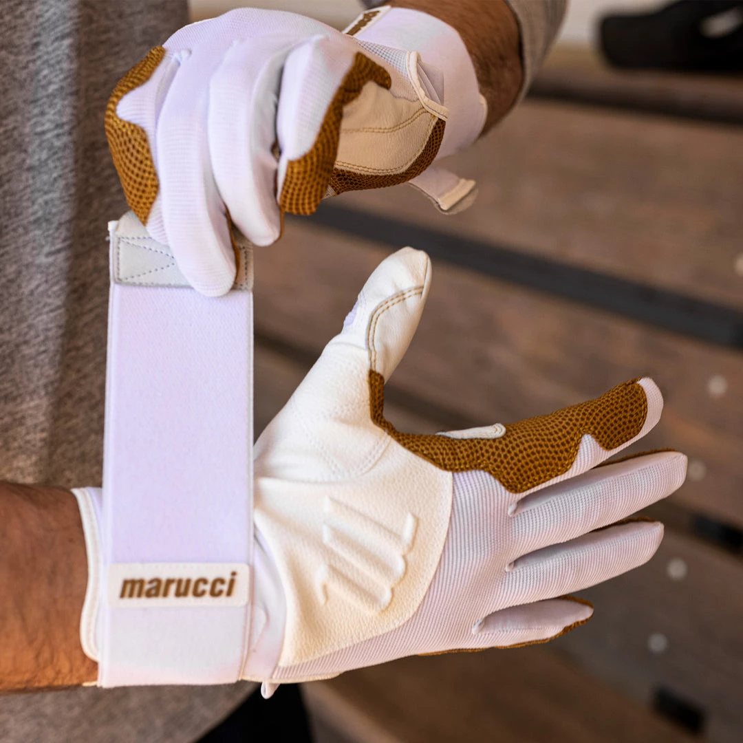 Marucci Blacksmith Adult Batting Gloves: MBGBKSMFW Baseball 13 Marucci Blacksmith Adult Batting Gloves: MBGBKSMFW Baseball
