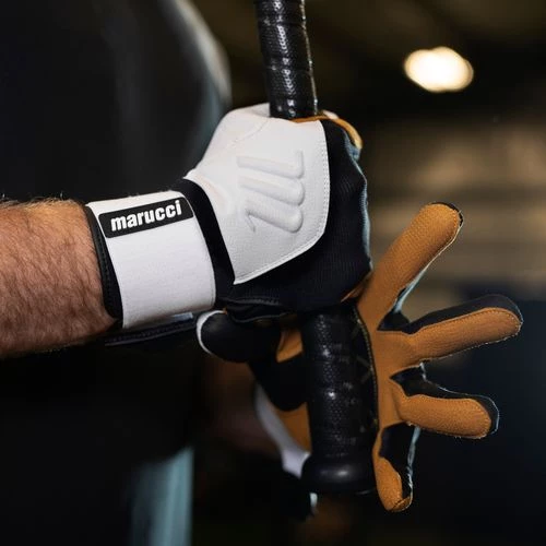 Marucci Blacksmith Adult Batting Gloves: MBGBKSMFW Baseball 7 Marucci Blacksmith Adult Batting Gloves: MBGBKSMFW Baseball