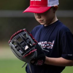 Marucci Caddo S Type 12" Baseball Glove: MFGCADD1200-GY/R 10 Marucci Caddo S Type 12