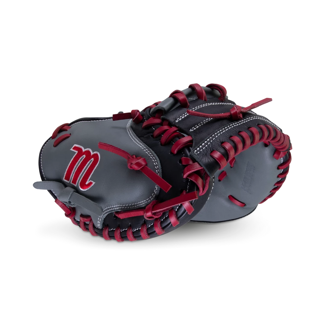 Marucci Caddo S Type 31" Baseball Catcher's Mitt: MFGCADD3100-GY/R 3 Marucci Caddo S Type 31" Baseball Catcher's Mitt: MFGCADD3100-GY/R