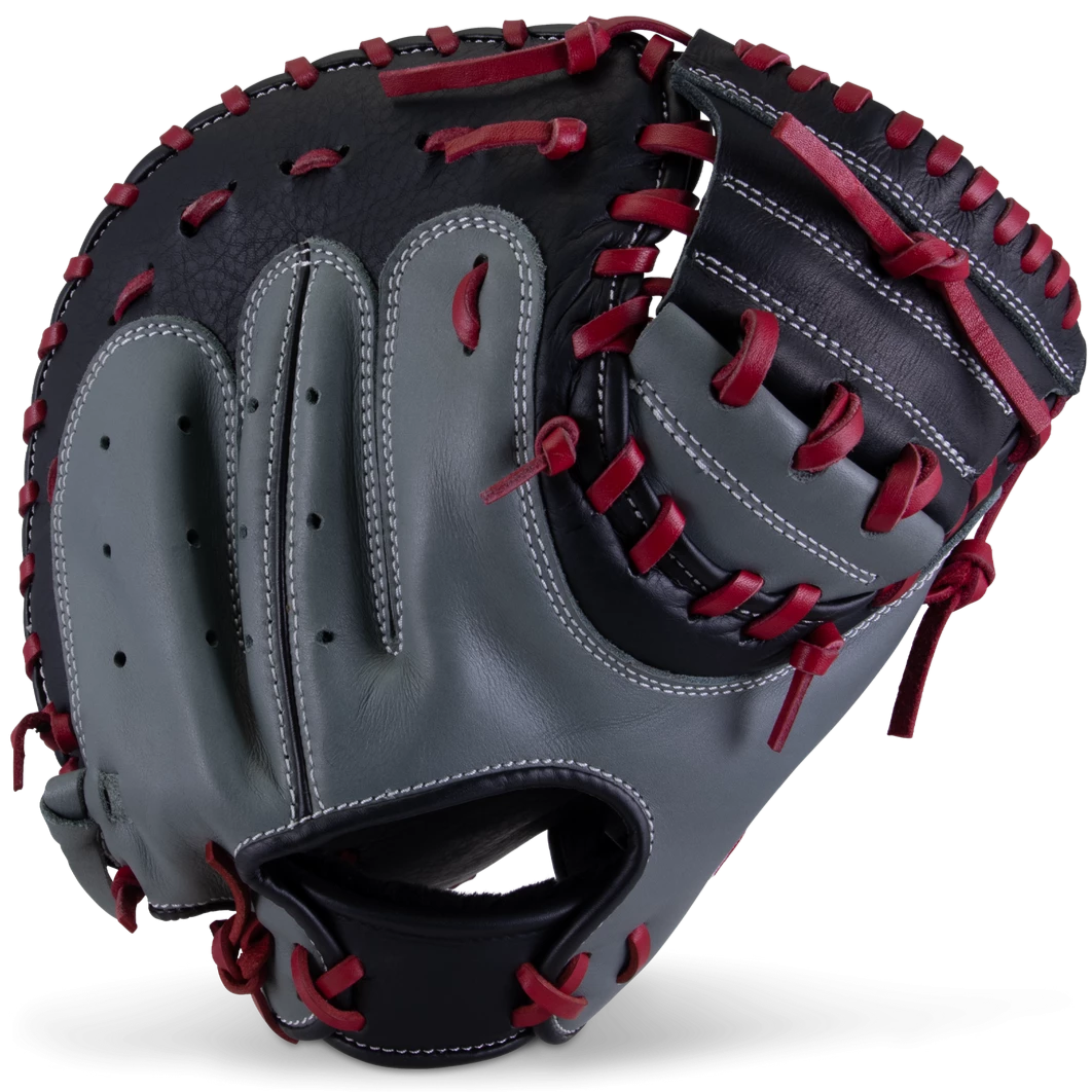 Marucci Caddo S Type 31" Baseball Catcher's Mitt: MFGCADD3100-GY/R 1 Marucci Caddo S Type 31" Baseball Catcher's Mitt: MFGCADD3100-GY/R