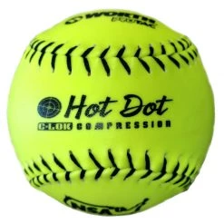 Worth NSA Hot Dot OS 11" 52/275 Synthetic Slowpitch Softballs: NO11SY