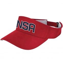 Champro Sports NSA Classic Series Scarlet Visor: HV6-S-NW
