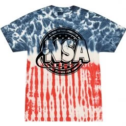 DSG Apparel National Softball Association NSA Crest Tie Dye Short Sleeve Shirt Apparel & Uniforms