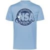 DSG Apparel National Softball Association NSA Dry Fit Light Blue Short Sleeve Shirt