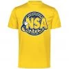 DSG Apparel National Softball Association NSA Dry Fit Gold Short Sleeve Shirt