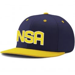 Champro Sports NSA Classic Series Navy Gold Snapback Hat: HC4-NG-GW