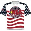 DSG Apparel Apparel & Uniforms National Softball Association NSA Flag Sublimated Short Sleeve Shirt