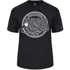 DSG Apparel National Softball Association NSA Splitter Dry Fit Short Sleeve Shirt Apparel & Uniforms