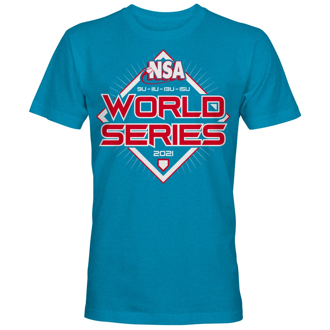 DSG Apparel 2021 NSA Odd Age World Series Fastpitch Tournament T-Shirt 2 DSG Apparel 2021 NSA Odd Age World Series Fastpitch Tournament T-Shirt