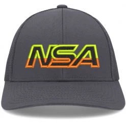 Pacific Headwear NSA Outline Series Graphite Sunrise Low-Pro Snapback Hat: P114-GTSUNRISE Baseball